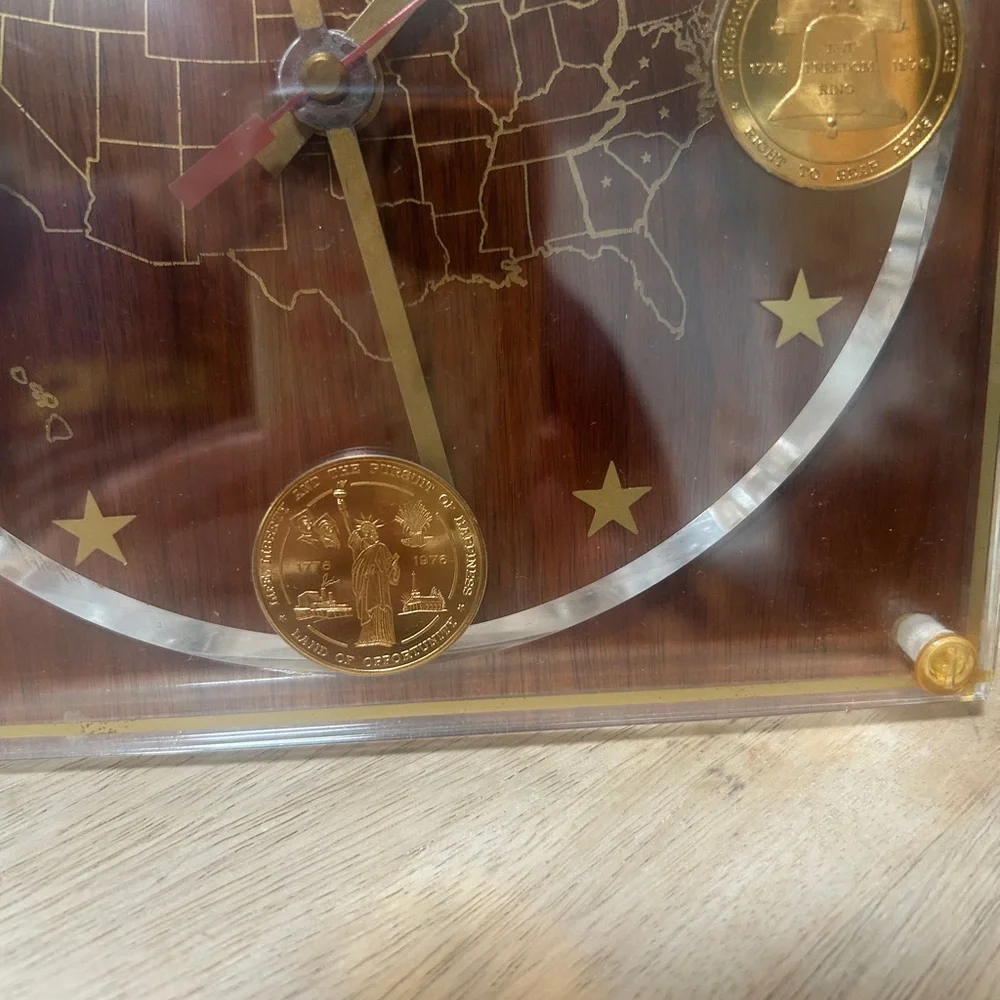 RARE-Limited Edition 1976 Marion Kay Clock, Model 76 M.K.Summers “Bicentennial”